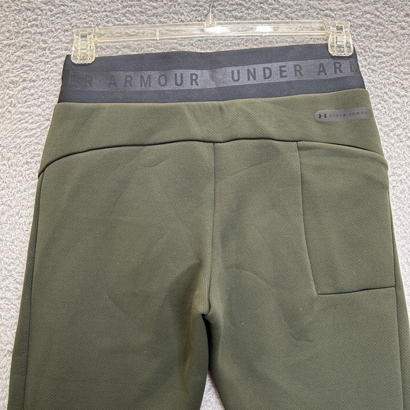 Under Armour Joggers Women Size XS Green Loose Fit Ankle Zip Athleisure Pockets - Picture 8 of 16
